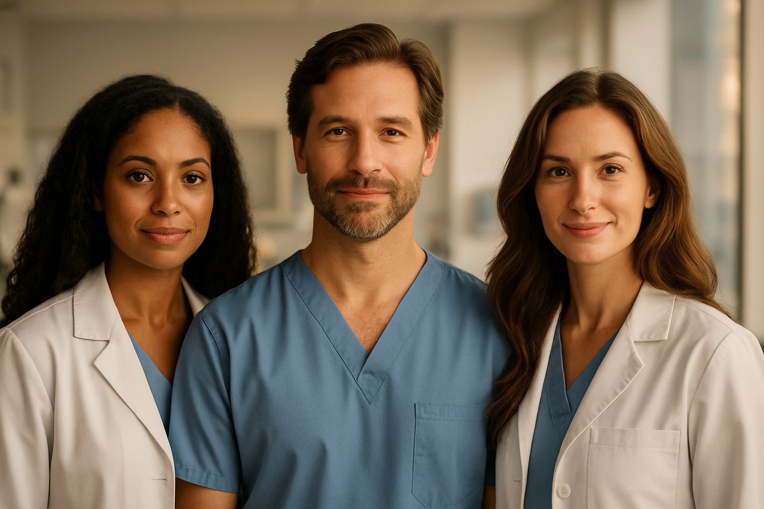 A hyper-realistic cinematic photograph of confident individuals showcasing healthy hair, illustrating emerging hair regrowth 2026 hairmaxxing advancements.